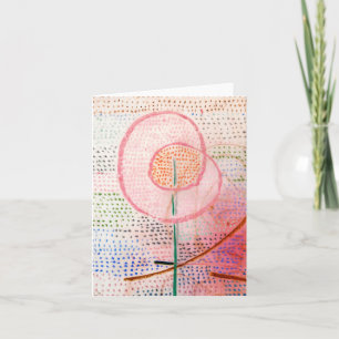 Cartão Blossoming 1934 Painting De Paul Klee