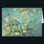 Cartão Blossoming Almond Tree Van Gogh Fine Art<br><div class="desc">Óleo na canvas. Fundação Vincent van Gogh,  Rijksmuseum Vincent van Gogh,  Amesterdã,  Países Baixos. Uma das últimas pinturas de Vincent,  esta é uma visão serena da beleza natural e uma de suas obras mais populares.</div>