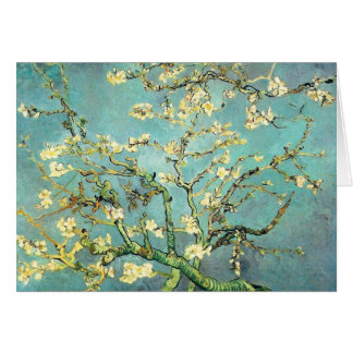 Cartão Blossoming Almond Tree Van Gogh Fine Art