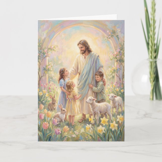 Cartão Blossoms of His Love Easter Card (Frente)