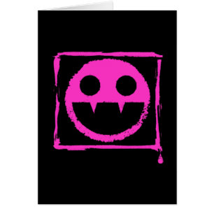 Cartão blud obtido vamp ded smily da menina presas Smily