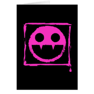 Cartão blud obtido vamp ded smily da menina presas Smily