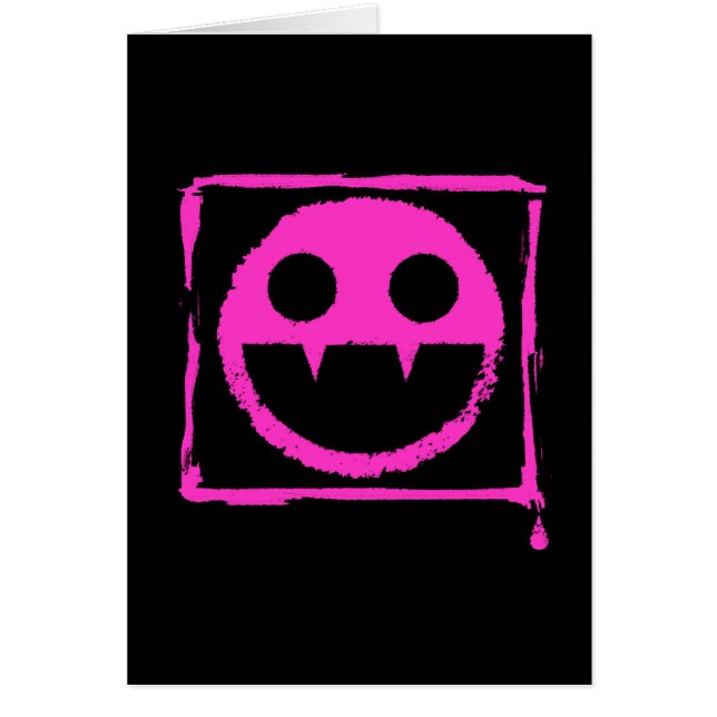 Cartão blud obtido vamp ded smily da menina presas Smily (Frente)
