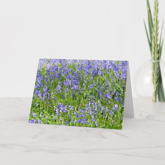 Cartão Blue Bells Greeting card (Frente)