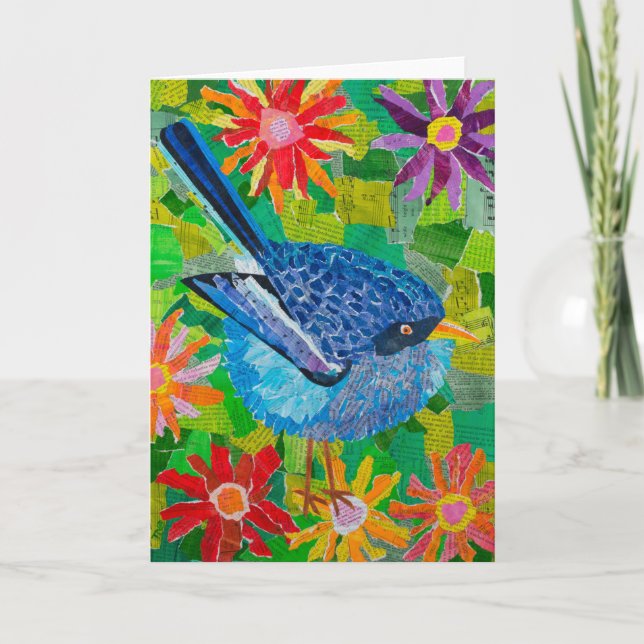 Cartão Blue Bird (Frente)