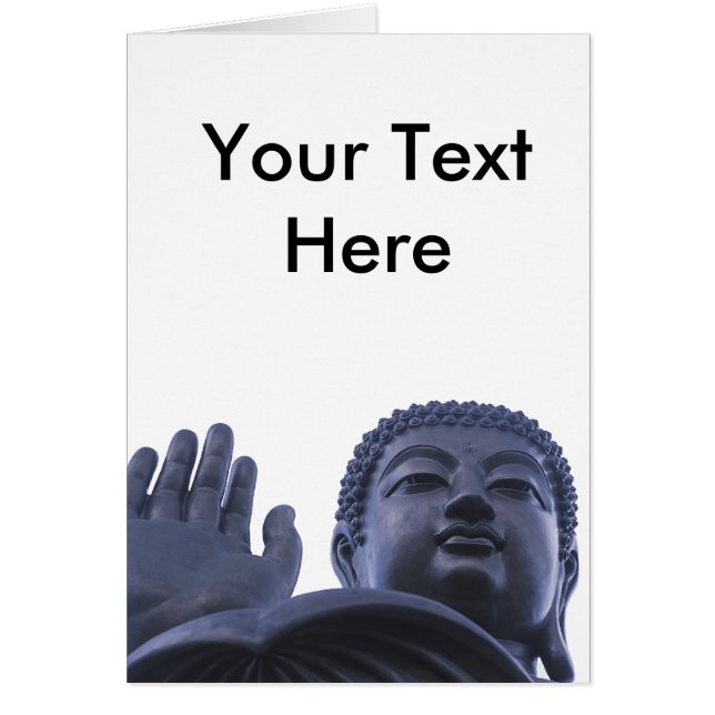 Cartão Blue Buddha (Frente)