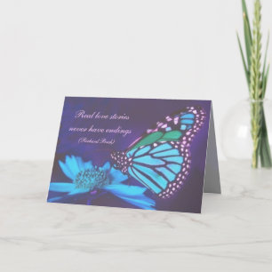 Cartão Blue Butterfly Mother's Day Card