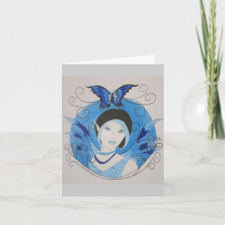 Cartão Blue Butterfly Notecard
