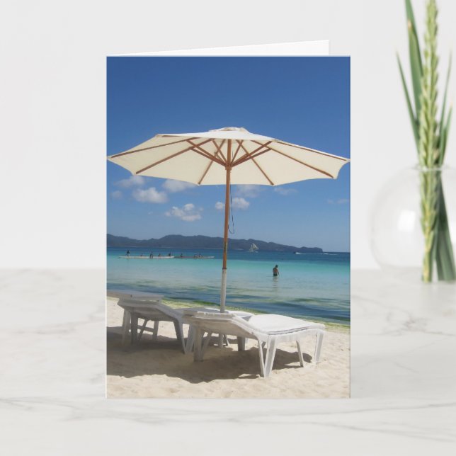 Cartão blue chair shade (Frente)