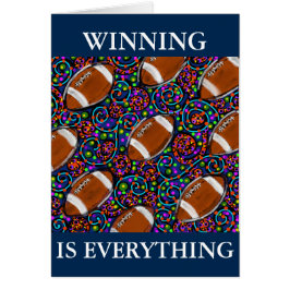 Cartão Blue da Arte do Futebol