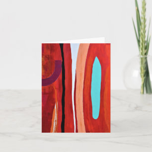 Cartão Blue Flame Blank Notecard