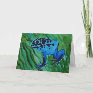Cartão Blue Frog