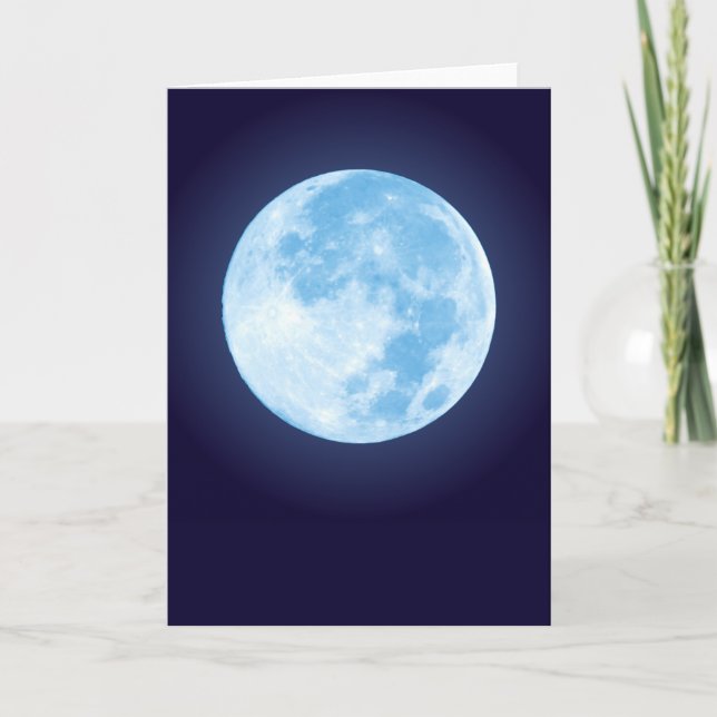 Cartão Blue Full Moon Card (Frente)