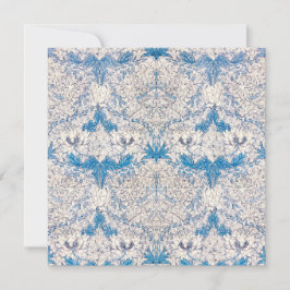 Cartão Blue Honeysuckle (por William Morris)