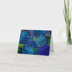 Cartão Blue Hydrangea