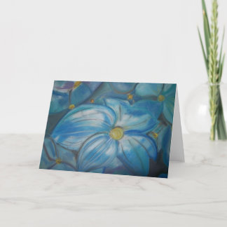 Cartão Blue Hydrangea