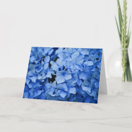 Cartão Blue Hydrangea Greeting Card