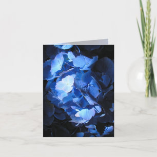 Cartão Blue Hydrangea - Note Card