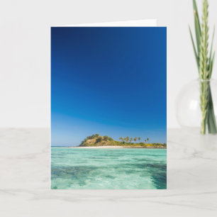 Cartão Blue Lagoon Seascape, Fiji