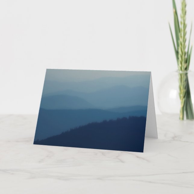 Cartão Blue Layers (Frente)