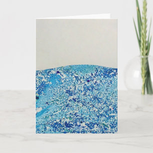 Cartão Blue Marble Art