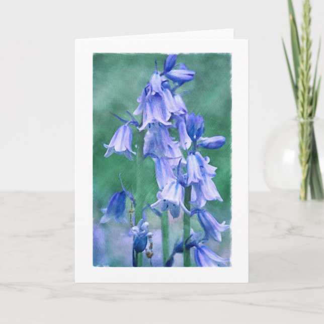 Cartão Blue on Green (Frente)