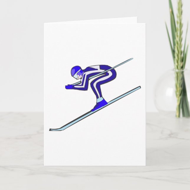 Cartão Blue Ski Fast (Frente)