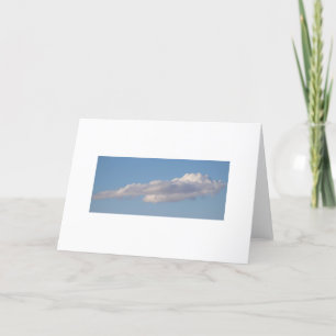 CARTÃO BLUE SKY AND CLOUDS BLANK NOTE CARD