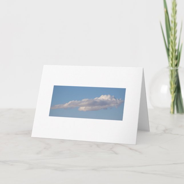 CARTÃO BLUE SKY AND CLOUDS BLANK NOTE CARD (Frente)