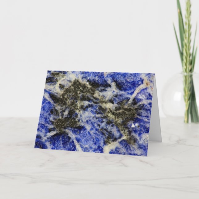 Cartão Blue Sodalite (Frente)