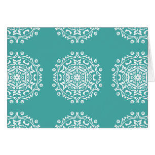 Cartão Blue Spruce Mandala