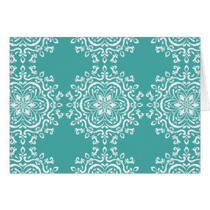 Cartão Blue Spruce Mandala