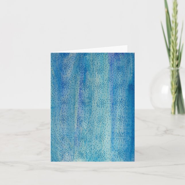 Cartão Blue Thank You Note Card (Frente)