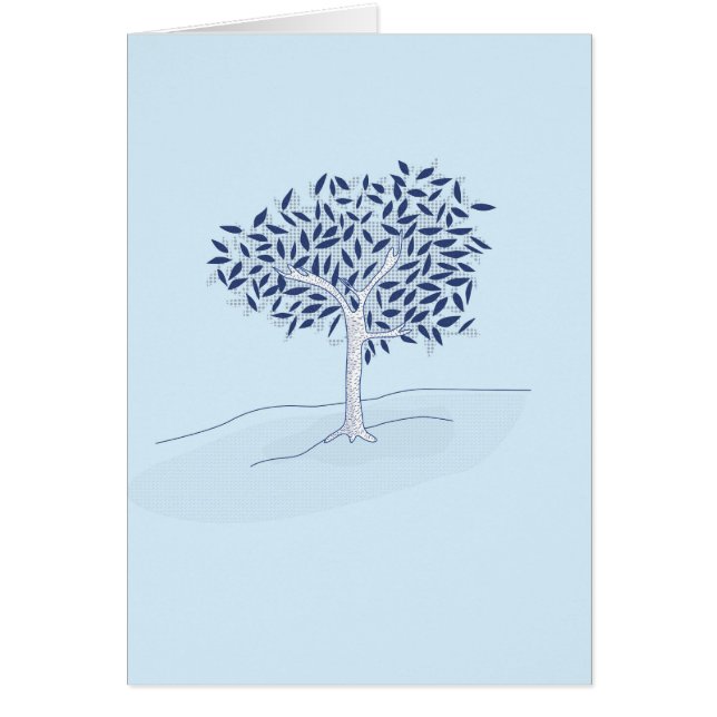 Cartão blue_tree (Frente)