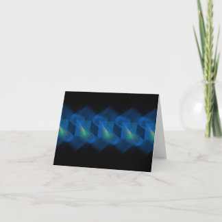 Cartão Blue Trumpets Greeting and Note Card