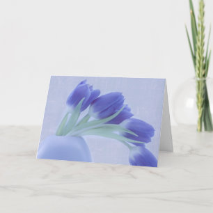Cartão Blue Tulips Still Life