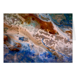 Cartão Blue Van Gogh Granite