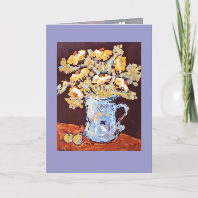 Cartão blue vase card (Frente)