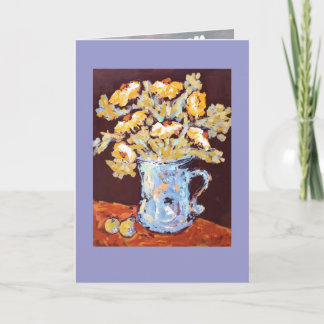 Cartão blue vase card
