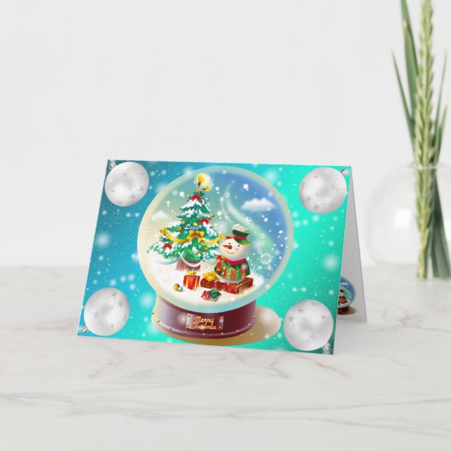 Cartão Blue Winter (Frente)