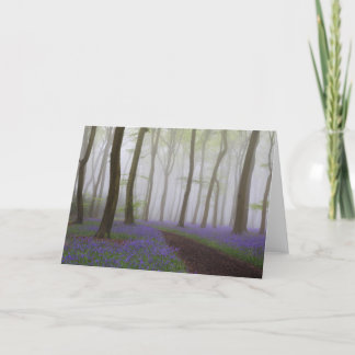 Cartão Bluebells in the Mist Greeting Card