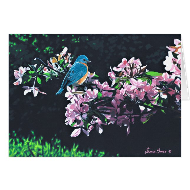 Cartão Bluebird (Frente Horizontal)