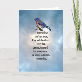 Cartão Bluebird "So Loved" Poem