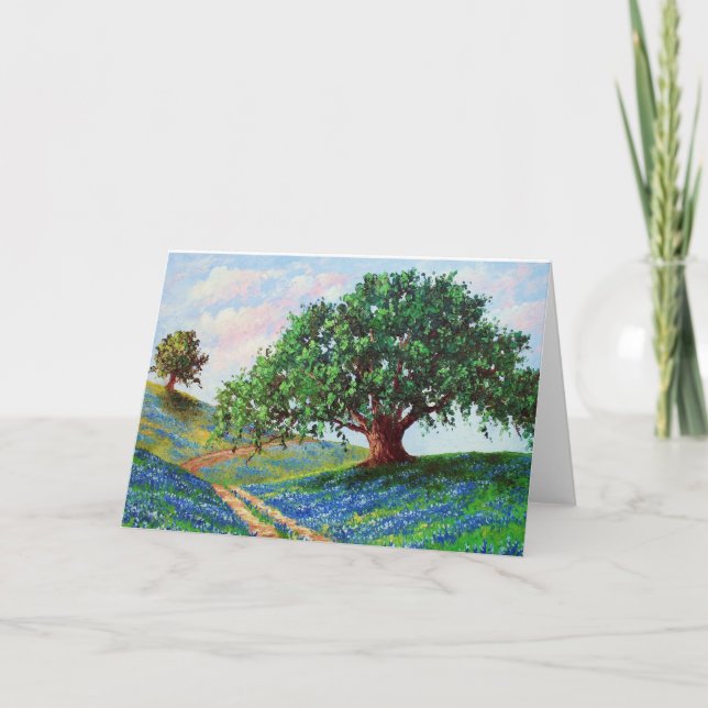 Cartão "Bluebonnet Road" (Blank Card) (Frente)