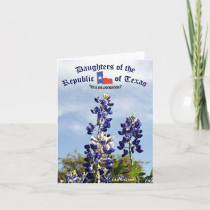 Cartão bluebonnets elevados de texas - k, PÁRA-CHOQUE -1