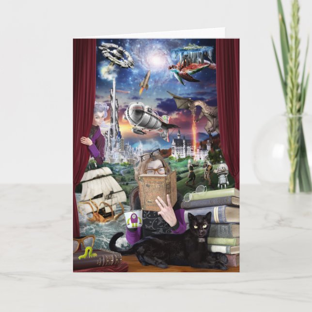 Cartão Bluegate I love Livros (Frente)