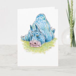 Cartão Blues Beast Greeeting Card