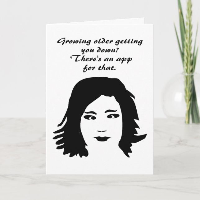 Cartão blues de aniversário (Frente)