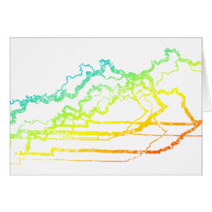 Cartão blur de frio