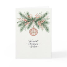 Blush Botânico Pine Enfeite de Natal